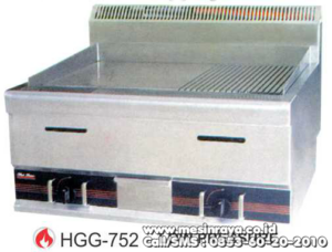 alat-panggang-datar-bergerigi-gas-gas-half-grooved-griddle-hgg-752