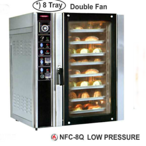 Alat Pemanggang Roti Konveksi Gas 8 Nampan (Convection Oven) : NFC-8Q