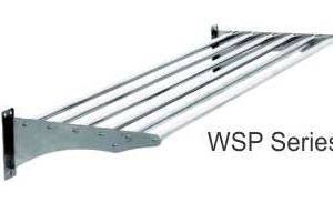 Rak Dinding Tempel Pipa Ukuran Sedang (Stainless Steel Pipe Wal Shelf) : WSP-120