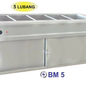 Mesin Pemajang Makanan Free Standing 5 Lubang (Bain Marie Counter) : BM-5
