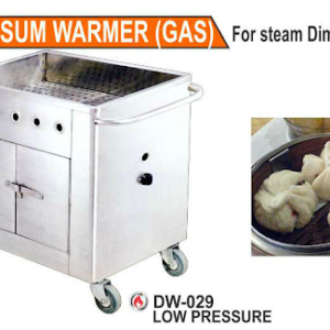 Troli Penghangat Makanan Dimsum (Dim Sum Trolley Warmer Gas) : F-0021