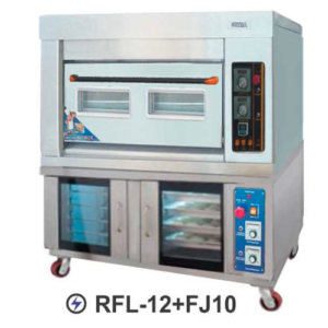 Mesin Pengembang Roti Kombinasi Alat Pemanggang 1 Pintu (Combi Deck Oven Proofer) : RFL-12FJ-10