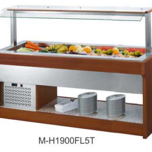 Mesin Pendingin Salad Buah dan Sayur Ukuran Besar (Island Salad Bar) : M-H1900FL5T