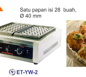 Mesin Pembuat Takoyaki Listrik (Takoyaki Baker) : ET-YW-2