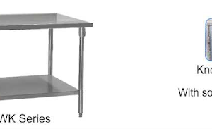 Meja Dapur Stainless Steel Ukuran Kecil (Working Table) : WK-100