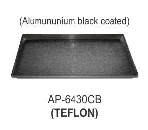 Nampan Aluminium Teflon (Black Coated Aluminium Pan) : AP-6430CB