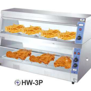 Alat Penghangat Makanan Cepat Saji (Fast Food Display Warmer) Ukuran Besar : HW-3P