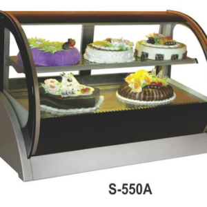 Mesin Pemajang Kue Kaca Cembung (Countertop Cake Showcase) Kapasitas 200 Liter : S-550A