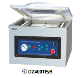Alat Vakum Makanan Portable 2 Bar Segel (Vacum Packing Machine) : DZ-400TE/B