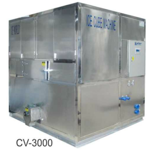 Mesin Pembuat Es Batu Kotak (Commercial Ice Cube Machine) Kapasitas 2000 Kg : CV-20