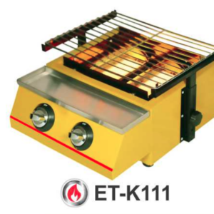 Alat Panggang BBQ 2 Tungku (Burner BBQ Gas) : ET-K111