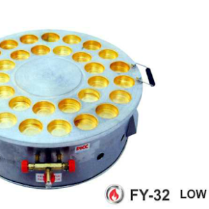 Mesin Pembuat Dorayaki Gas (Dorayaki Baker) Berbentuk Lingkaran : FY-32