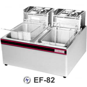 Alat Penggorengan Listrik 2 Tangki Kapasitas 5.5 Liter (Electric Deep Fryer) : EF-82