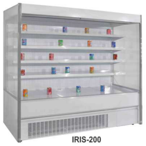 Rak Pendingin Supermarket Datar Kapasitas 1550 Liter (Multideck Opened Chiller) : IRIS-200