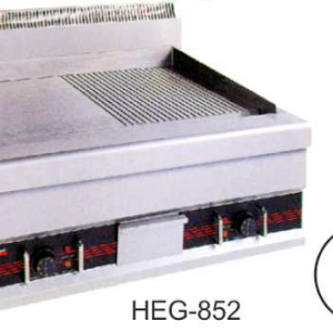 Alat Panggang Datar Bergerigi Listrik (Electric Half-Grooved Griddle) : HEG-852