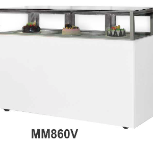 Mesin Pemajang Kue dengan Laci Marmer Putih Kapasitas 650 Liter (White Marble Drawer Style Showcase) : MM860V