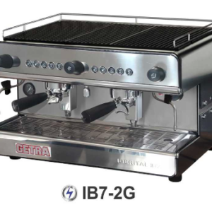 Mesin Kopi Espresso & Mesin Cappucino Desain Vintage 2 Tuas Handle (Espresso Cappucino Coffee Machine) : IB7-2G