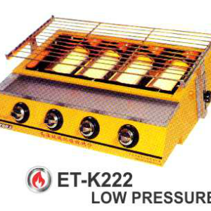 Alat Panggang BBQ 4 Tungku (Burner BBQ Gas) : ET-K222