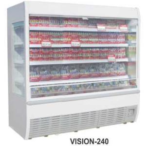 Rak Pendingin Supermarket Datar Kapasitas 2555 Liter (Multideck Opened Chiller) : VISION-240