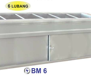 Mesin Pemajang Makanan Free Standing 6 Lubang (Bain Marie Counter) : BM-6