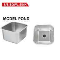 Bak Cuci Piring Ukuran Besar (Bowl Sink) : A-4030