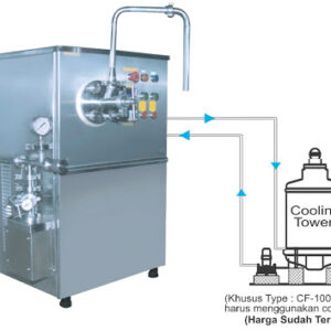 Mesin Pembuat Es Krim Puter Kapasitas 200 Liter (Continuous Ice Cream Freezer) : CF-200PH