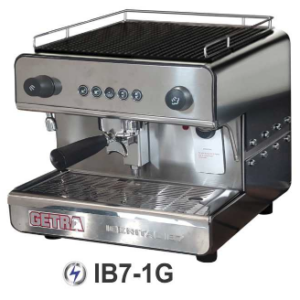 Mesin Kopi Espresso & Mesin Cappucino Desain Vintage 1 Tuas Handle (Espresso Cappucino Coffee Machine) : IB7-1G